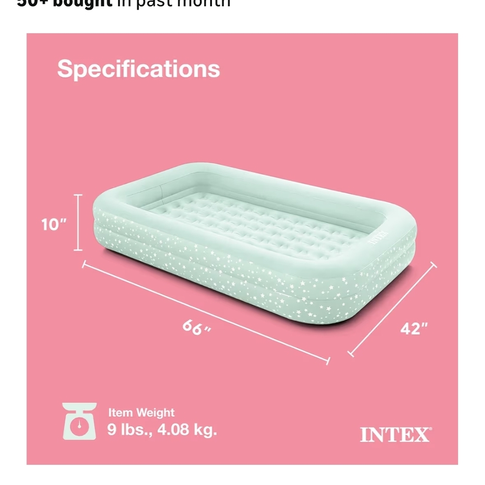 Intex Inflatable Toddler Travel Bed